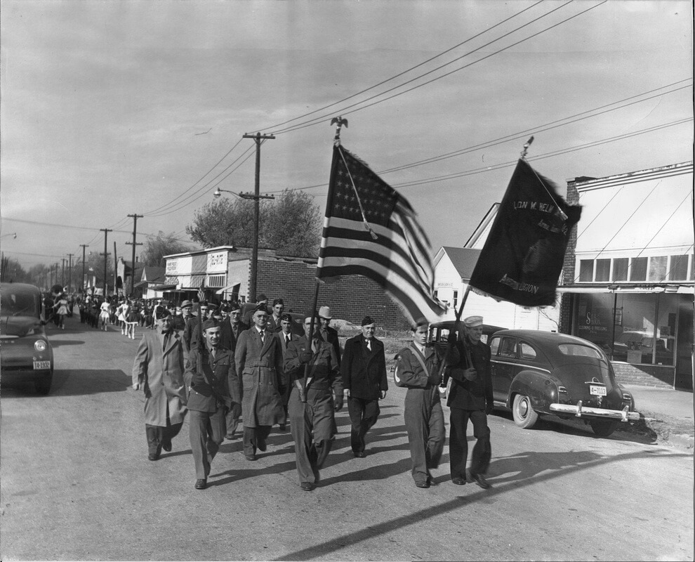 Veterans' March in Parade