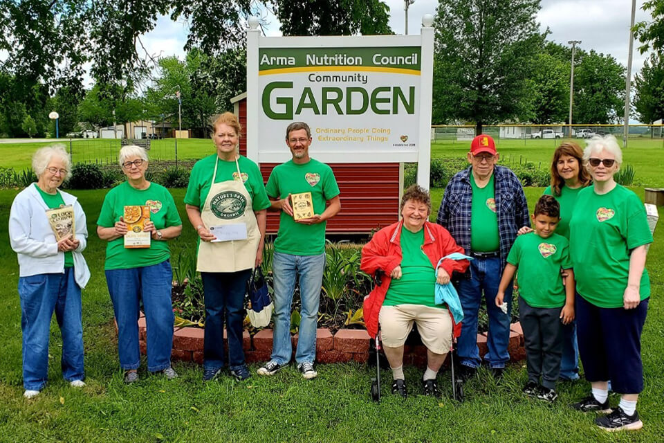 early members that were part of the community garden